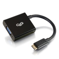 C2G HDMI to VGA Adapter Converter Dongle - Male to Female Black 